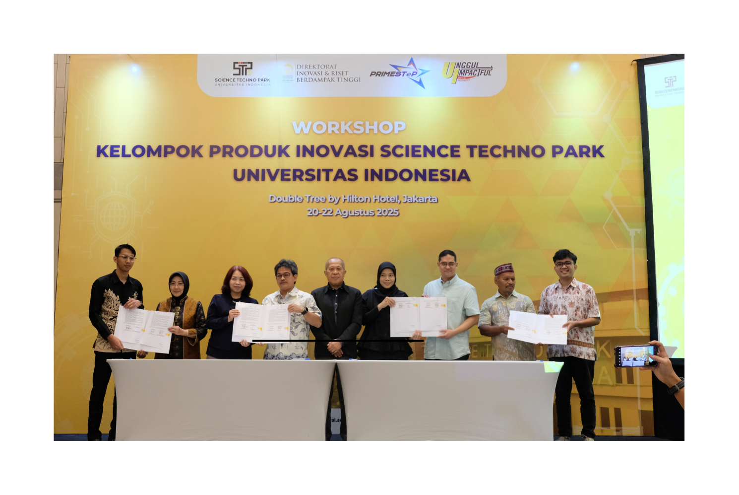 Universitas Indonesia Resmikan Penandatanganan PKS dan NDA bersama 21 Mitra Industri dan Pendidikan