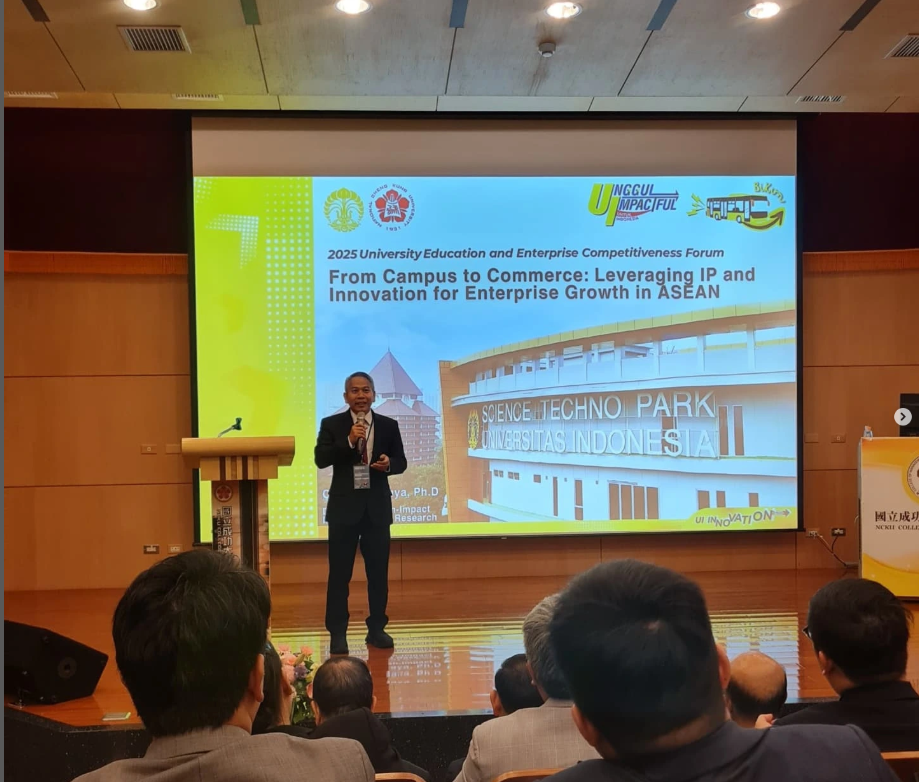 Direktur DIRBT UI Menjadi Keynote Speaker di Acara University Education and Enterprise Competitiveness Forum