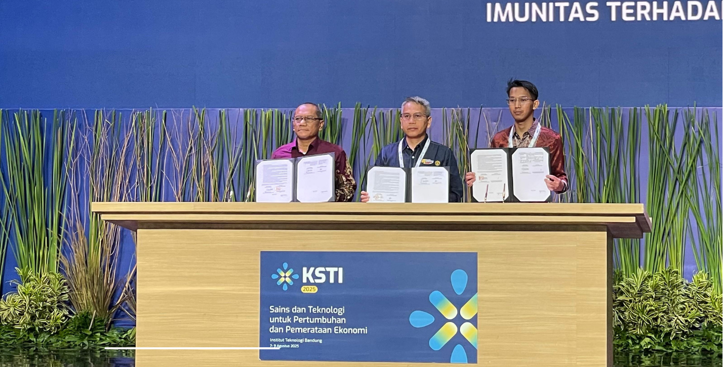 UI Jalin Dua Kerja Sama Strategis di Konvensi Sains, Teknologi, dan Industri Indonesia (KSTI) 2025